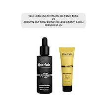 The Fair Arbutin Cilt Tonu Eşitleyici Leke Karşıtı Serum 30 ML + Multi Vitamin Jel Tonik 30 ML