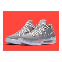 Nike Lebon 17 Low Basketbol Ayakkabısı Gri