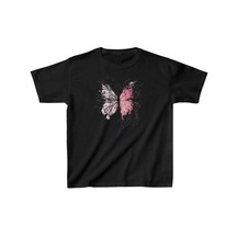Assema Çocuk Kız Baskılı T-shirt - Siyah Çok Renkli