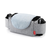 Sones Bebek Arabası Çantaları Büyük Kapasiteli Anne Bezi Çantası Çok İşlevli Seyahat Bezi Çantası Annelik Hemşirelik Askılı Saklama Çantası Gri