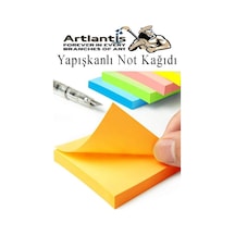 Yapışkanlı Not Kağıdı 5 Renk 450 Sayfa 1 Paket Gizemli Küp Blok Yapışkanlı Postit 75x75 Mm Renkli