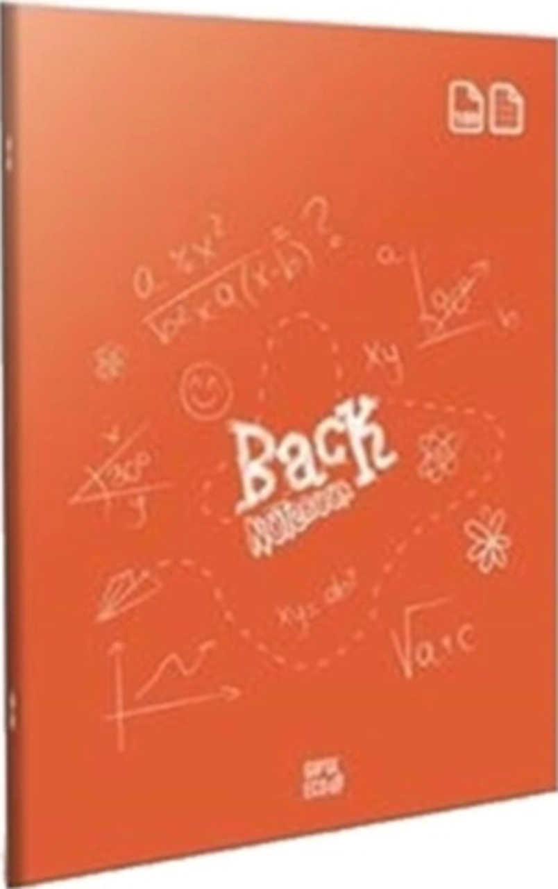Back A5 Tel Dikiş Plastik Kapak Defter 60 Yaprak Çizgili 4991 12 Li Paket
