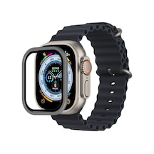 Mey İthalat Watch Ultra 49mm Alüminyum Kasa Cam Ekran Koruyucu - Gri Diğer