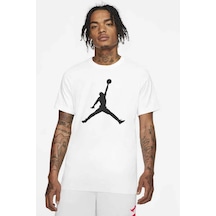 Nike Air Jordan Jumpan Short-sleeve Crew Grafik Baskılı Erkek Günlük Tişört Beyaz Beyaz