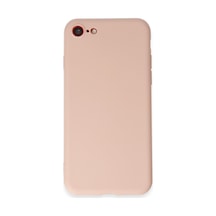 Apple iPhone Uyumlu 7 Kılıf First Silikon - Pudra Bzsxx00 1