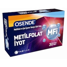 Osende Metilfolat İyot 30 Tb. Besin Takviyesi