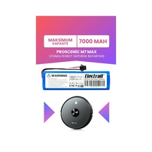 Proscenic M7 Max Uyumlu Batarya Maksimum Kapasite 7000mah Pil Robot Süpürge Bataryası Değişimi