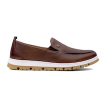 Voyager Y6574 Erkek Hakiki Deri Casual Ayakkabı Taba Taba