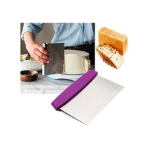 Qniay Çelik Hamur Kesme ve Kazıma Pasta Düzeltme Spatulası