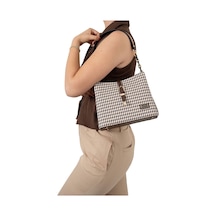 Omuz Çantası Kadın Silver Polo 974-47811 Sılver Polo Bayan Çantası M191 Kahve Sarı-mat Kahve Kahve Sarı-mat Kahve