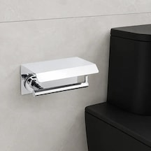 System Hoop Kapaklı Tuvalet Kağıtlığı Krom Renk Ba1003 011 Cr Çok Renkli