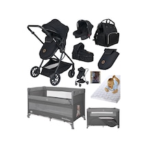Baby Home 8 in 1 Yeni Doğan Full Takım Set 1010 Travel Sistem Bebek Arabası Ve Lorelli Anne Yanı Beşik Oyun Parkı Yatak Beşik