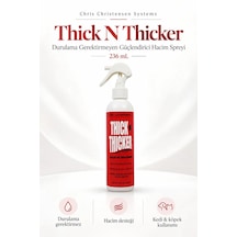 Chris Christensen Thick N Thicker Durulama Gerektirmeyen Güçlendirici Kedi Ve Köpek Hacim Spreyi 236 Ml