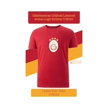 Gsstore Galatasaray Lisanslı Arma T-shirt Kırmızı