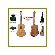 Valencia Vc404 4/4 Klasik Gitar + Kılıf + Akort Cihazı + PenaNaturel