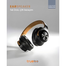 Truebo EarSpeaker Hoparlöre Dönüşebilen Kulak Üstü Bluetooth Kulaklık