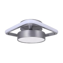 Alen Tekli Gri Enerji Tasarruflu Beyaz Işık Modern Led Avize Çocuk Odası Koridor Giyinme Odası Diğer