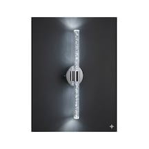 Bubbleflux Large 51 Cm Modern Tasarım Led Aplik - Duvar Lambası - Gümüş - Elektrikli - Beyaz Led Gümüş Elektrikli