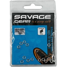 Savage Gear Solid Rings XS 175 lb 80 kg SS 15 Pcs