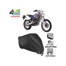 Yamaha Tt 600 E Motosiklet Brandası ( Kilit Uyumlu - Siyah