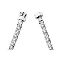 3/8-3/8 NİPELLİ PASLANMAZ ÇELİK ÖRGÜLÜ FLEX 30 cm