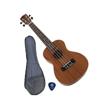 Maun Ağacı Üst Concert Boy Ukulele-Kılıf ve Pena