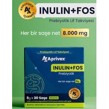 Aprivex Inulin + Fos Prebiyotik Lif Takviyesi 30 Günlük Saşe