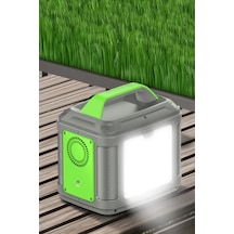 Cn04 Powerbank 300w 60.000 Mah 5w Led Işıklı Kamp Şarj Pd 60w - Gri Diğer