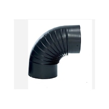 0,40 Mm Mat Siyah Soba Borusu Dirsek