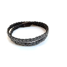Graphite Double Braid Çift Sıra Örgü Gri Hakiki Deri Erkek Bileklik-1428 Antrasit Graphite Double Braid Çift Sıra Örgü Gri Hakiki Deri Erkek Bileklik-1428 Antrasit