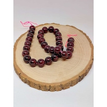 Yasamtohumu Lal Garnet Granat Taşı Dizi 12mm Çok Renkli