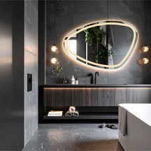 Speci Günışığı Lazer Kumlamalı Lavabo & Banyo Aynası Dokunmatik Sensörlü 120 X 80 Cm