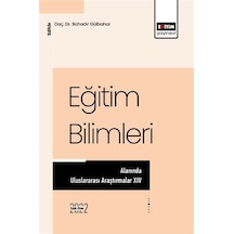 Eğitim Bilimleri Alanında Uluslararası Araştırmalar Xıv / Baha...