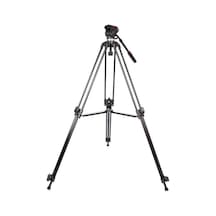 0508b Pro Broadcast Profesyonel Video Tripod 190cm 9 Kg Taşıma 1 Adet