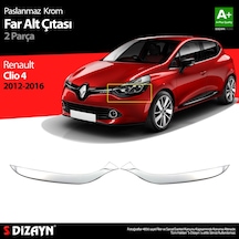 S-Dizayn Renault Clio 4 Hb Krom Far Alt Çıtası 2012-2016