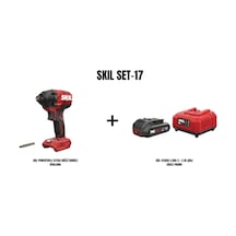 Skil Set-17 Skil Powertools 3211CA Akülü Darbeli Vidalama + Skil 3136AA 2AH Li + 2.4A Şarj Cihazı Promo