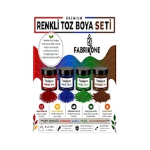 Toz Mum Boyası Seti 10 Cc 4 Lü Soya & Parafin Wax Için Kırmızı, Mavi, Yeşil, Kahverengi Bkfab4kmykh10g Karışık