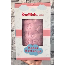 Özdilek Embos Peluş Bebek Battaniyesi 100 X 120 Pembe