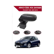 Peugeot 308 2007-2013 Araca Özel Kol Dayama Kolçak Vidasız Montaj