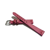 Fado&her Saate Uyumlu Hakiki Bayan Deri Saat Kordonu Pembe 16 Mm 444 Pembe