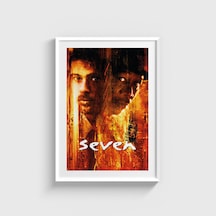 Se7en 1995 Film Posteri Tablo Çerçeveli Poster Duvar Dekorasyonu Beyaz Çerçeveli Tablo Beyaz Çerçeveli Tablo Dn11d340beyaz