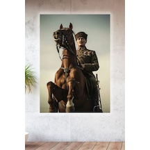 Lucena Metal Baskılı Atatürk Koleksiyonu Tablo No 71 - 30 Cm X 40 Cm