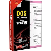 Pegem 2026 Dgs Yaprak Test Pegem Akademi Yayınları