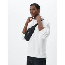 Koton Basic Kapşonlu Sweat Uzun Kollu Şardonlu Ekru 4wam70023mk Ekru