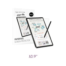 Fuchsia Galaxy Tab S10 Lite İle Uyumlu Gerçek Kağıt Hissi Parlama Önleyici Paper Like Tablet Ekran Koruyucu