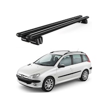 Pençe Peugeot 206 Sw 2002-2007 Uyumlu Siyah Ara Atkı 109cm Port Bagaj Tavan Barı