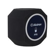 Vkemall Mikrofon Gürültü Engelleyici Ekran: 45-60mm Çaplı, Gürültü Azaltıcı, Akustik Tasarım, Siyah Sprey, Yalıtkan Sprey