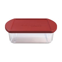 Paşabahçe Borcam- Bake&keep Kare Kapak Tepsi 1040 Cc Çok Renkli