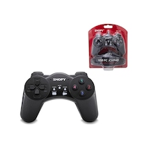 Snopy Sg-103 Siyah Oyun Kolu 13 Düğme 1.5mt Kablo 8 Yön Tetikleyici Joypad Gamepad Usb Kablo