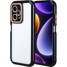 Redmi Note 12 Pro Plus 5g Kılıf Renkli Ve Kamera Korumalı Şık Zyrak Premium Silikon Kapak Siyah